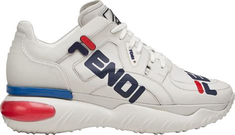 fendi x fila white leather clutch|porter fila x fendi sneakers.